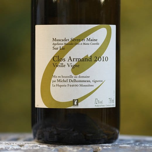 Michel Delhommeau Muscadet Sèvre & Maine sur lie Clos Armand 2010 Michel Delhommeau Muscadet Sèvre & Maine sur lie Clos Armand 2010