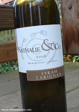 Nathalie & Co Syrah Carignan 2006 Nathalie & Co Syrah Carignan 2006