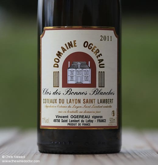 Domaine Ogereau Coteaux du Layon Saint-Lambert Clos des Bonnes Blanches 2011 Domaine Ogereau Coteaux du Layon Saint-Lambert Clos des Bonnes Blanches 2011
