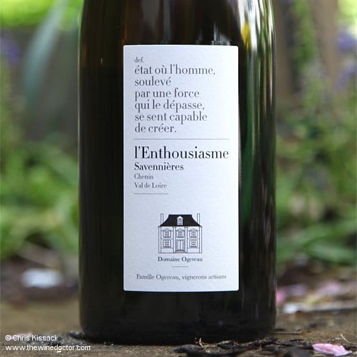 Domaine Ogereau Savennières L'Enthousiasme 2015 Domaine Ogereau Savennières L'Enthousiasme 2015