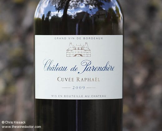 Château de Parenchère Bordeaux Cuvée Raphaël 2009 Chateau de Parenchere Bordeaux Cuvee Raphael 2009