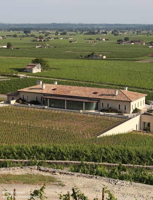 Château Pavie viewed from the top of the Pavie slope, June 2014 Château Pavie