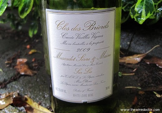 Domaine de la Pépière Muscadet Sèvre et Maine sur lie Clos des Briords 2009 Domaine de la Pépière Muscadet Sèvre et Maine sur lie Clos des Briords 2009