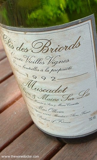Domaine de la Pépière Muscadet Sèvre & Maine sur lie Clos des Briords 1992 Domaine de la Pépière Muscadet Sèvre & Maine sur lie Clos des Briords 1992