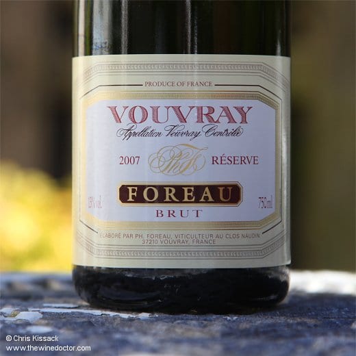 Domaine du Clos Naudin Vouvray Brut Réserve 2007 Domaine du Clos Naudin Vouvray Brut Réserve 2007