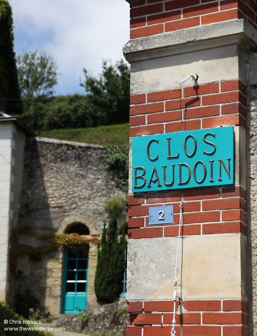 Gateway to the old Poniatowski domaine, and the Clos Baudoin, July 2014 Prince Poniatowski