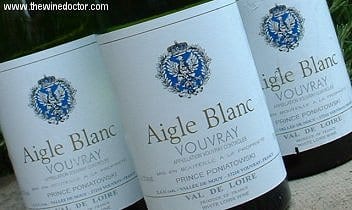 Poniatowski Vouvray Aigle Blanc 1984 Poniatowski Vouvray Aigle Blanc 1984