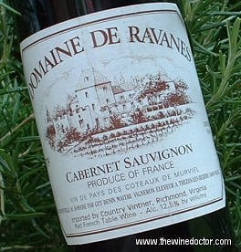 Domaine de Ravanes Cabernet Sauvignon 1979 Domaine de Ravanes Cabernet Sauvignon 1979