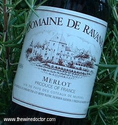 Domaine de Ravanes Merlot 1986