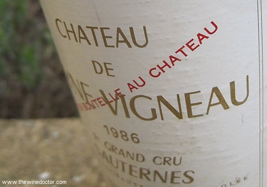 Château de Rayne-Vigneau 1986 Chateau de Rayne-Vigneau 1986