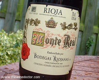 Bodegas Riojanas Monte Real Gran Reserva 1978