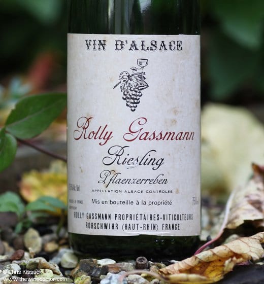 Rolly Gassmann Riesling Pflaenzerreben 1988 Rolly Gassmann Riesling Pflaenzerreben 1988