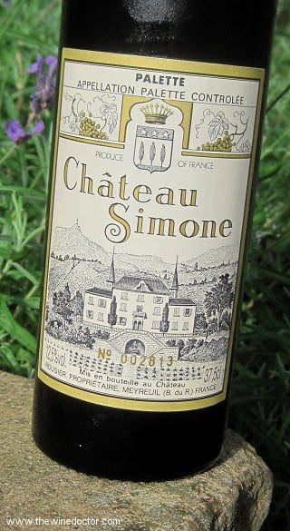 Chateau Simone Palette Rouge 2002