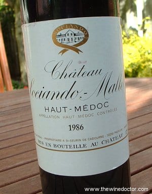 Château Sociando-Mallet 1986 Chateau Sociando-Mallet 1986