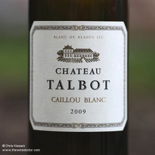 Château Talbot Caillou Blanc 2009 Château Talbot Caillou Blanc 2009