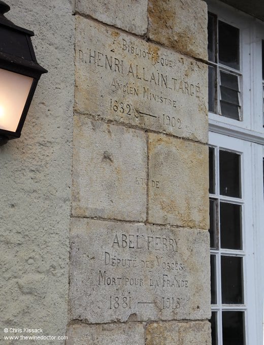 The library of Henri Allain-Targé and Abel Ferry, Château de Targé, July 2015 Château de Targé