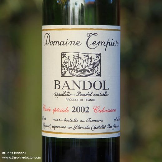 Domaine Tempier Bandol Cabassaou 2002 Domaine Tempier Bandol Cabassaou 2002