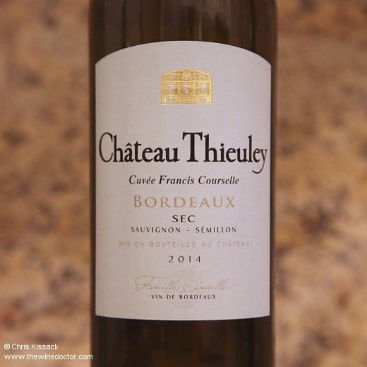 Château Thieuley Bordeaux Blanc Cuvée Francis Courselle 2014 Château Thieuley Bordeaux Blanc Cuvée Francis Courselle 2014