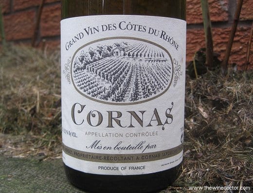 Noel Verset Cornas 1997 Noel Verset Cornas 1997