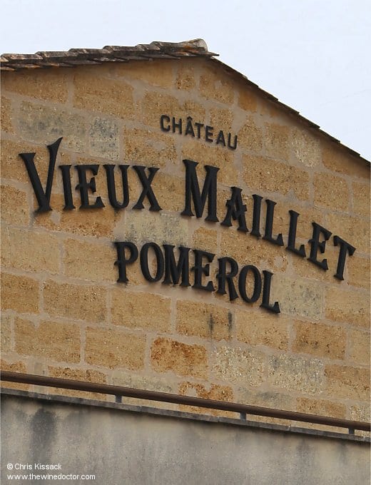 Château Vieux Maillet, October 2015 Château Vieux Maillet
