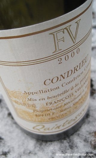 François Villard Condrieu Quintessence 2000 Francois Villard Condrieu Quintessence 2000