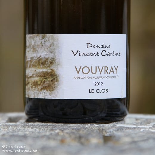 Vincent Carême Vouvray Le Clos 2012 Vincent Carême