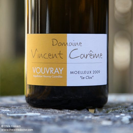 Vincent Carême Vouvray Moelleux Le Clos 2009 Vincent Carême Vouvray Moelleux Le Clos 2009