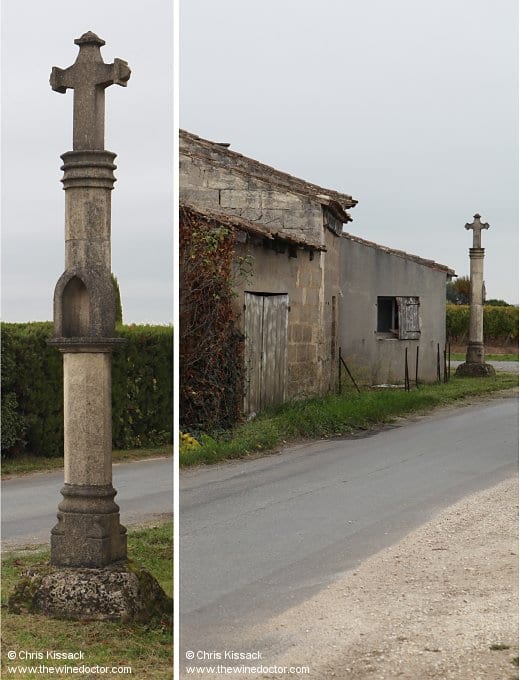 The cross of Château Vray Croix de Gay, October 2015 Château Vray Croix de Gay