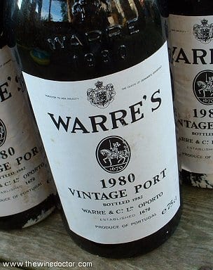 Warre's Vintage Port 1980