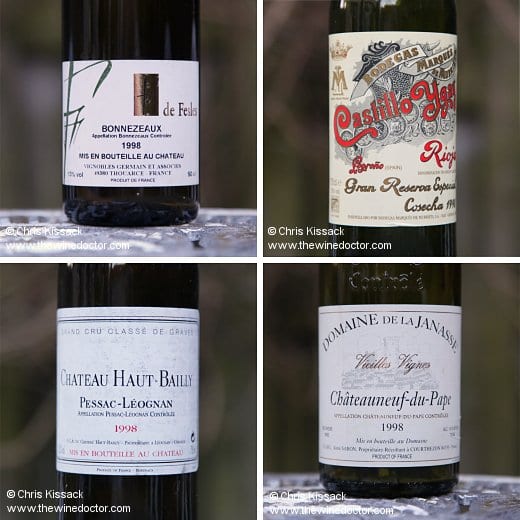 Twenty Years On: Bonnezeaux, Rioja, Pessac-Leognan, Châteauneuf du Pape Twenty Years On: The 1998 Vintage