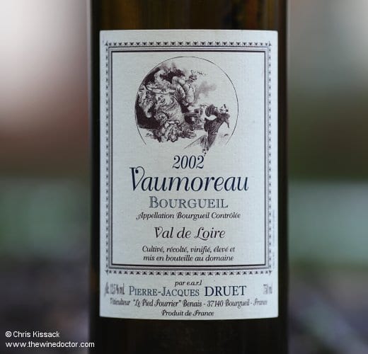 The 2002 vintage: Bourgueil Vaumoreau, from Pierre-Jacques Druet Ten Years On: 2002