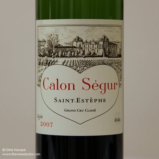Château Calon-Ségur 2007 St Estèphe 2007