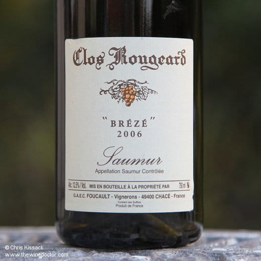 Clos Rougeard Saumur Blanc Brézé 2006 Loire 2006