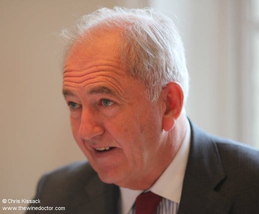 Alfred Tesseron of Pontet-Canet, at the 2012 Grand Cru Classé Tasting Bordeaux 2009