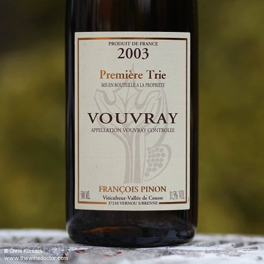 François Pinon Vouvray Première Trie 2003 François Pinon Vouvray Première Trie 2003