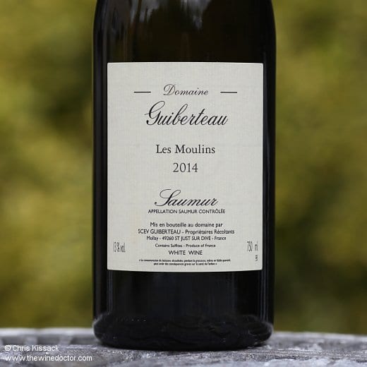 Domaine Guiberteau Saumur Blanc Les Moulins 2014 Loire 2014