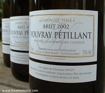 Huet Vouvray Pétillant 2002
