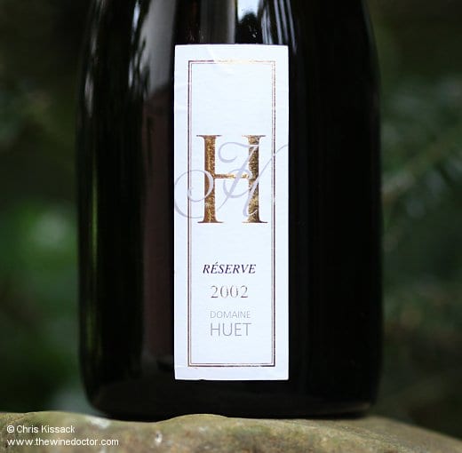 Domaine Huet Vouvray Pétillant Réserve 2002 Domaine Huet Vouvray Pétillant Réserve 2002