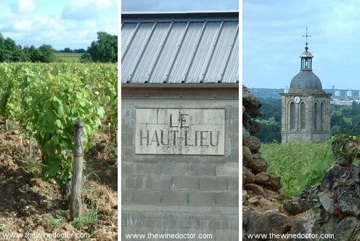 The Huet vineyards; Le Mont, Le Haut Lieu, Clos du Bourg Domaine Huet