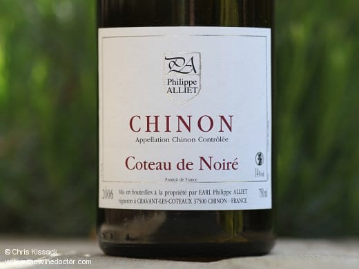 Philippe Alliet Chinon Coteau de Noiré 2006 Loire 2006