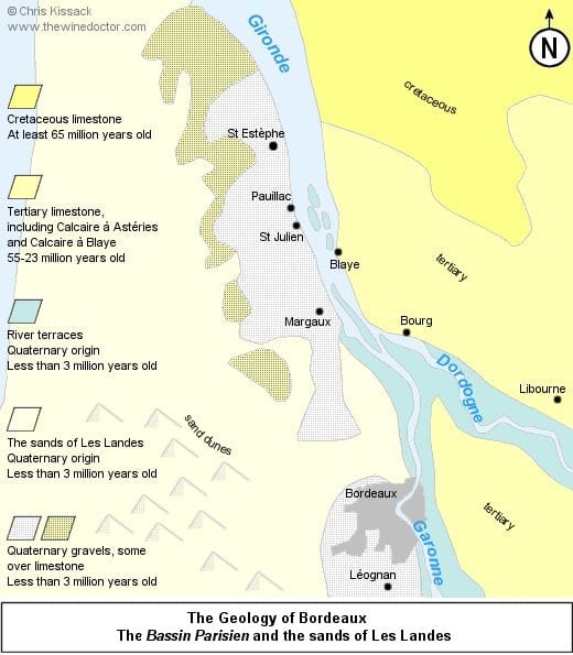 Bordeaux Wine Guide Geology Winedoctor