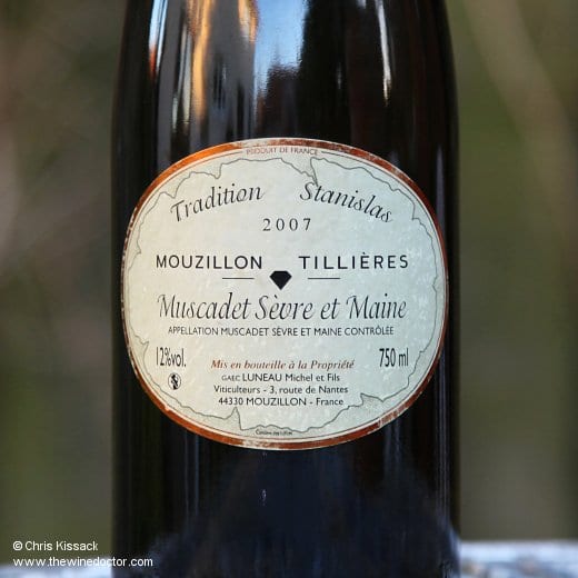 Michel Luneau et Fils Muscadet Sèvre et Maine Mouzillon-Tillières Tradition Stanislas 2007 Loire 2007: At Ten years