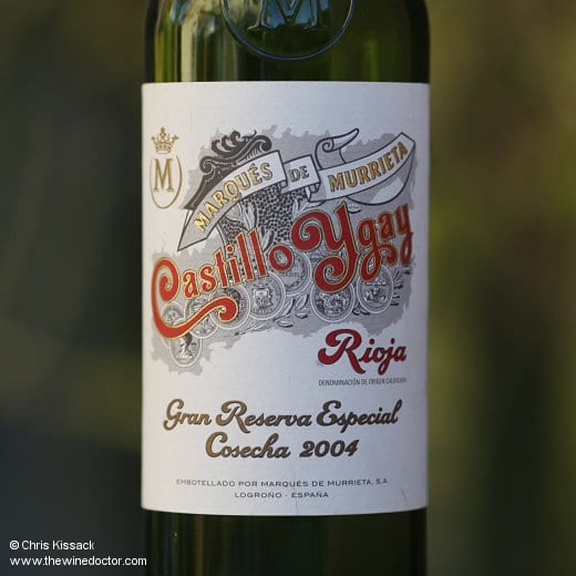 Marqués de Murrieta Rioja Grand Reserva Especial Castillo Ygay 2004 Ten Years On: The 2004 Vintage