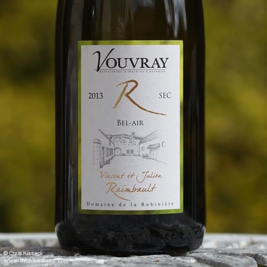 Domaine de la Robinière Vouvray Bel-Air Sec 2013 Domaine de la Robinière Vouvray Bel-Air Sec 2013