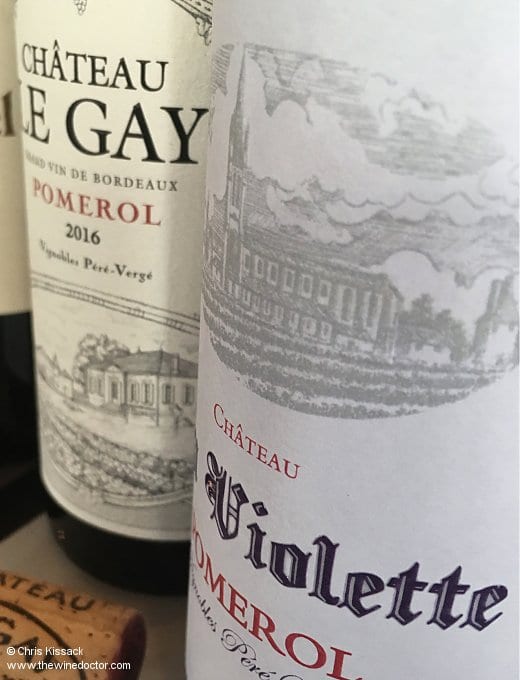 Château Le Gay and Château La Violette 2016 Pomerol 2016