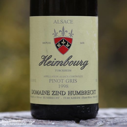 Fifteen Years On: Zind Humbrecht Heimburgh Pinot Gris 1998 Fifteen Years On: The 1998 Vintage