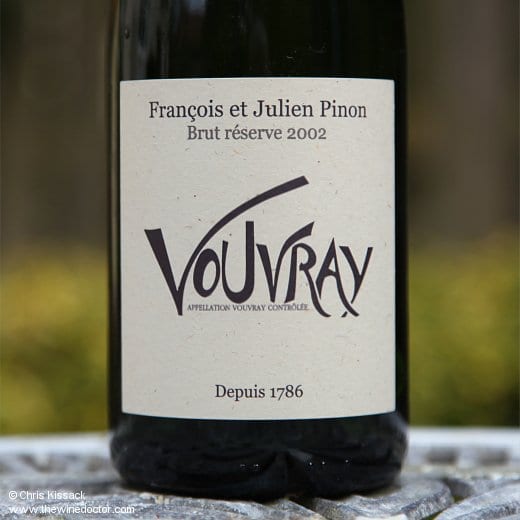 François et Julien Pinon Vouvray Brut Réserve 2002 François et Julien Pinon Vouvray Brut Réserve 2002