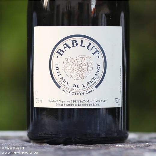 Domaine de Bablut Coteaux de l'Aubance Sélection 2002 Domaine de Bablut Coteaux de l'Aubance Sélection 2002