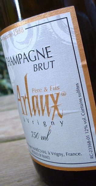 Arlaux Champagne Brut 1998