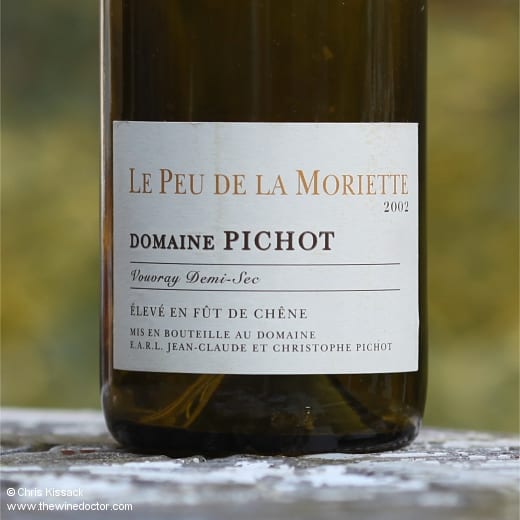Domaine Pichot Vouvray Demi-Sec Le Peu de la Moriette 2002 Domaine Pichot Vouvray Demi-Sec Le Peu de la Moriette 2002